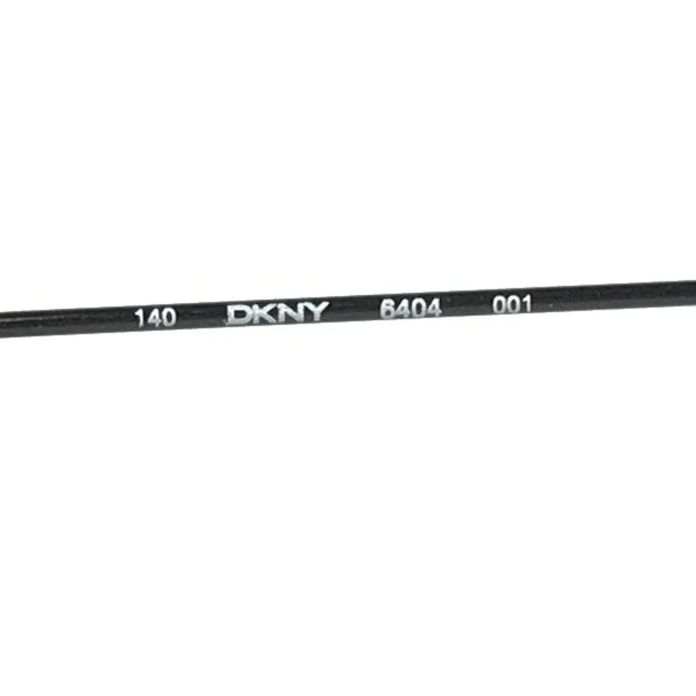 DKNY Eyeglasses Frames 6404 001 Black Round Oval Full Wire Rim 50-19-140